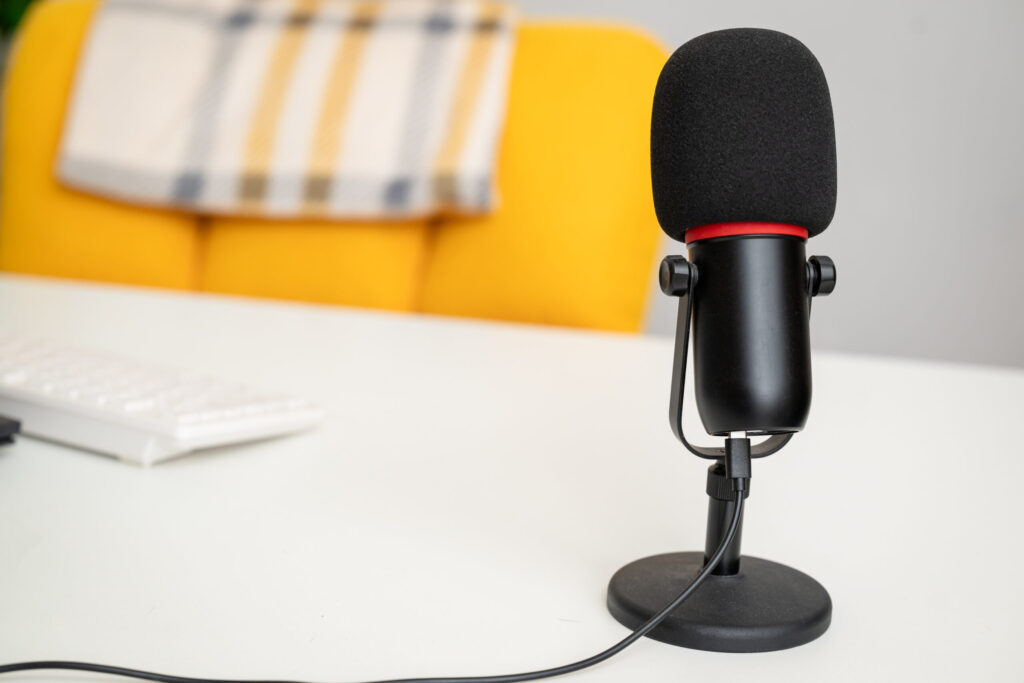 CVG Solutions podcast microphone
